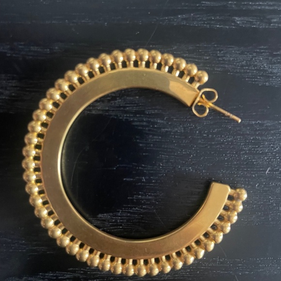 Missoma Large Gold Hoop Earrings - Picture 6 of 6